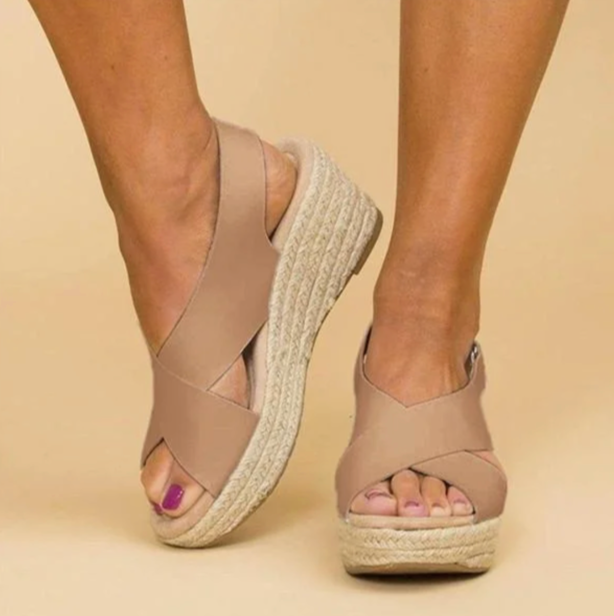 Vantorini Comfortable Wedge Espadrilles Clara