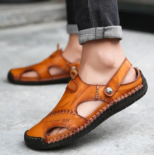 Vantorini Orthopedic Leather Sandals