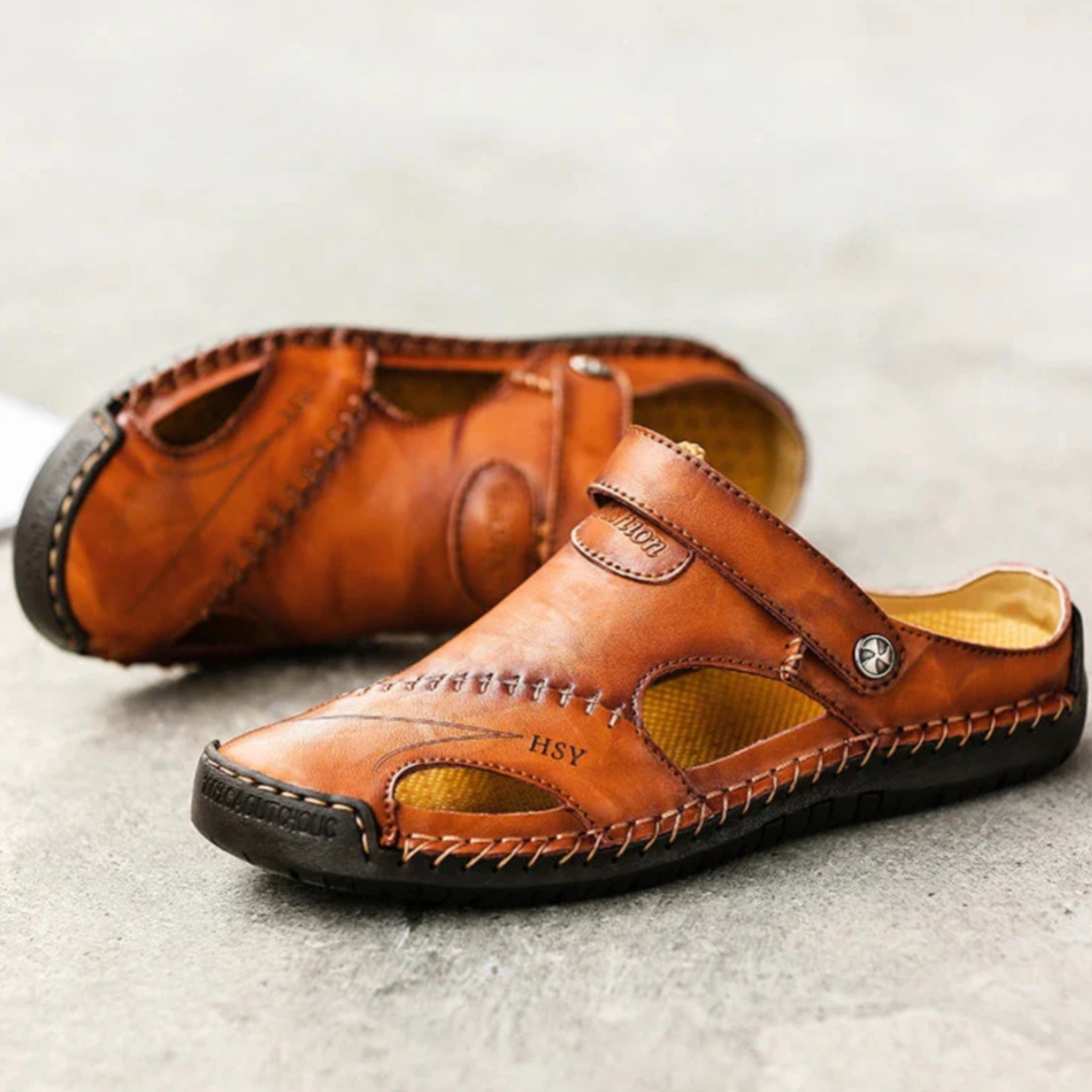 Vantorini Orthopedic Leather Sandals
