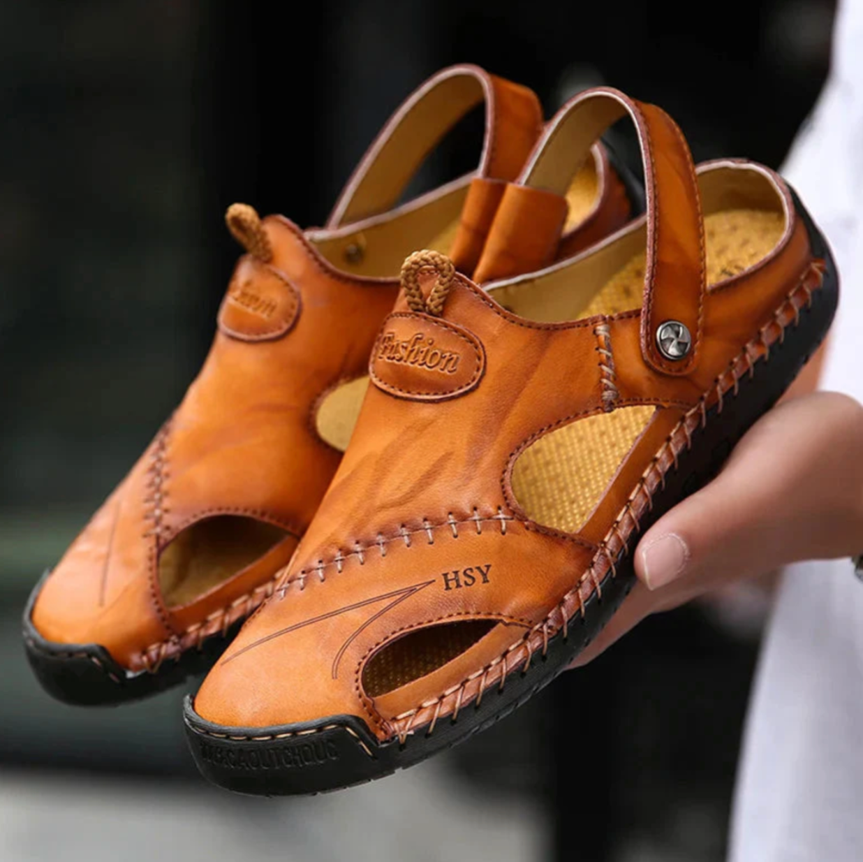 Vantorini Orthopedic Leather Sandals